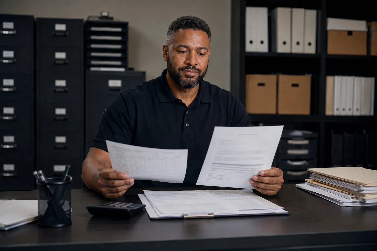 Atlas buyer reviewing commercial quotation